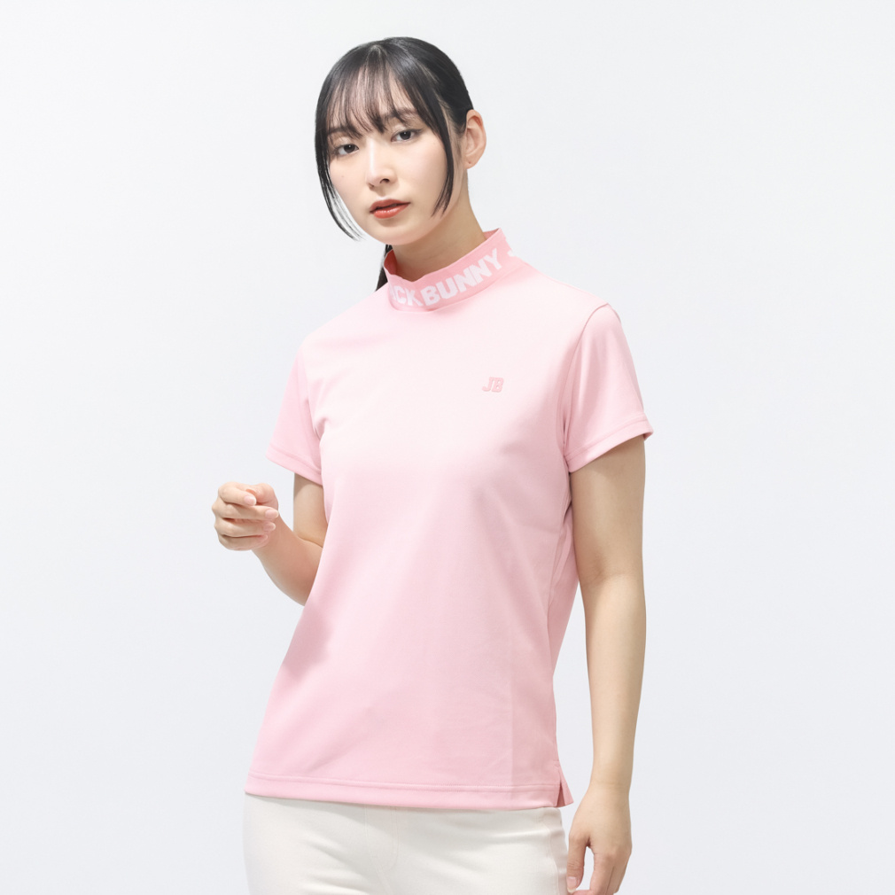 ジャック バニー レディース ゴルフウェア 半袖シャツ 春 夏 ロゴ
