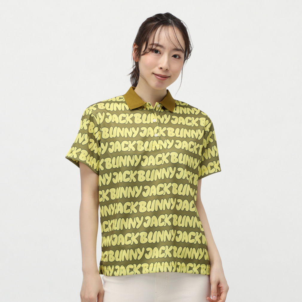 ジャック バニー レディース ゴルフウェア 半袖シャツ 春 夏 スパンカノコポロシャツ(半袖) (2635160106) Jack Bunny!! ジャックバニー