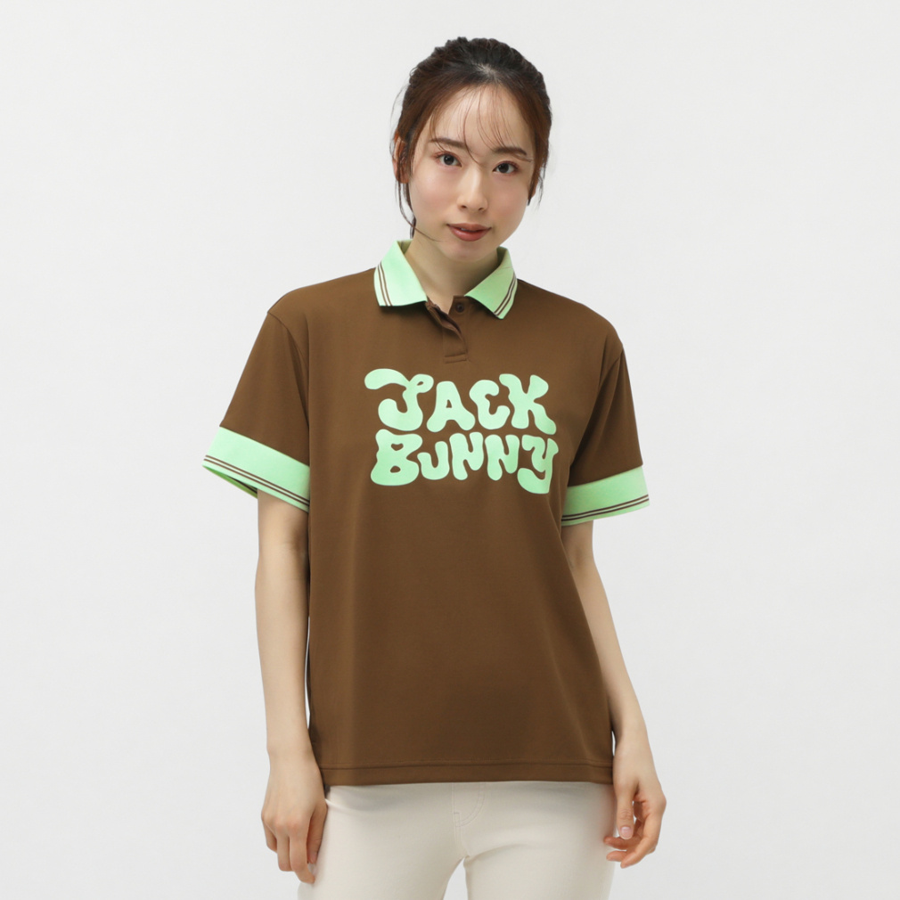 フルダルメッシュポロシャツ(半袖) 2635160516(ブラウン-S レディス)