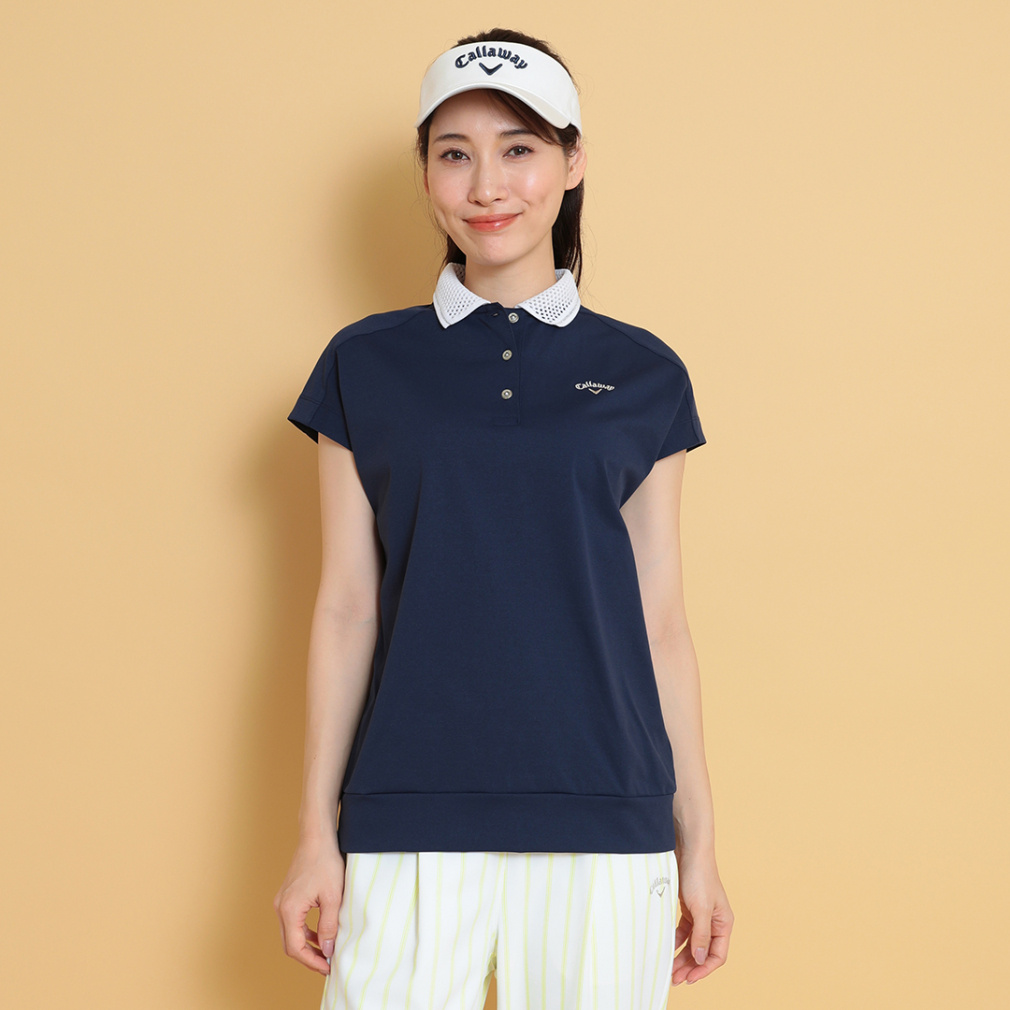 裏クールフレンチスリーブポロシャツ C25134208｜Alpen Online