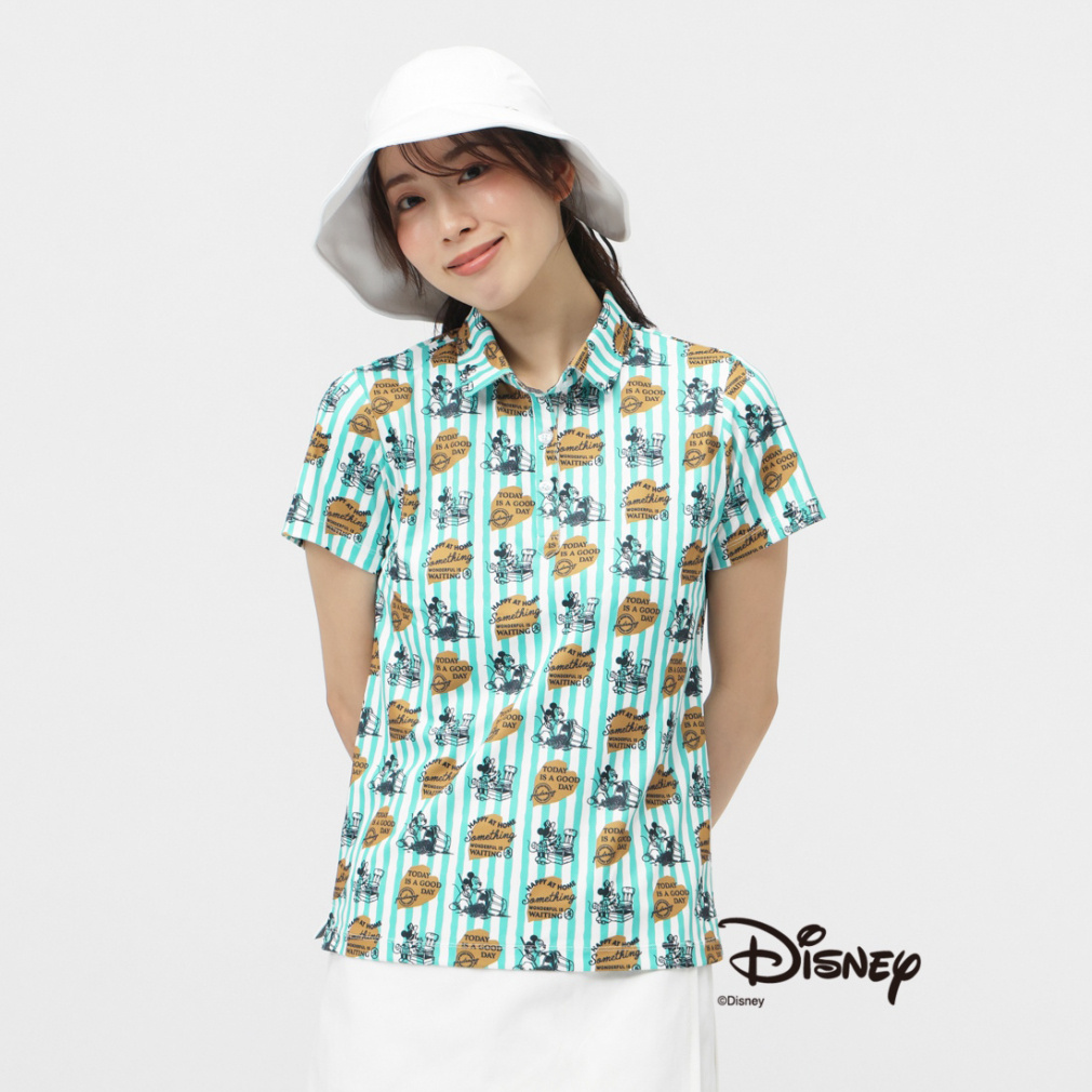 Elandale ストライプ　ポロシャツ　ミニー　刺繍　ゴルフ ディズニー ゴルフウェア」の人気商品一覧 | 安い商品を通販