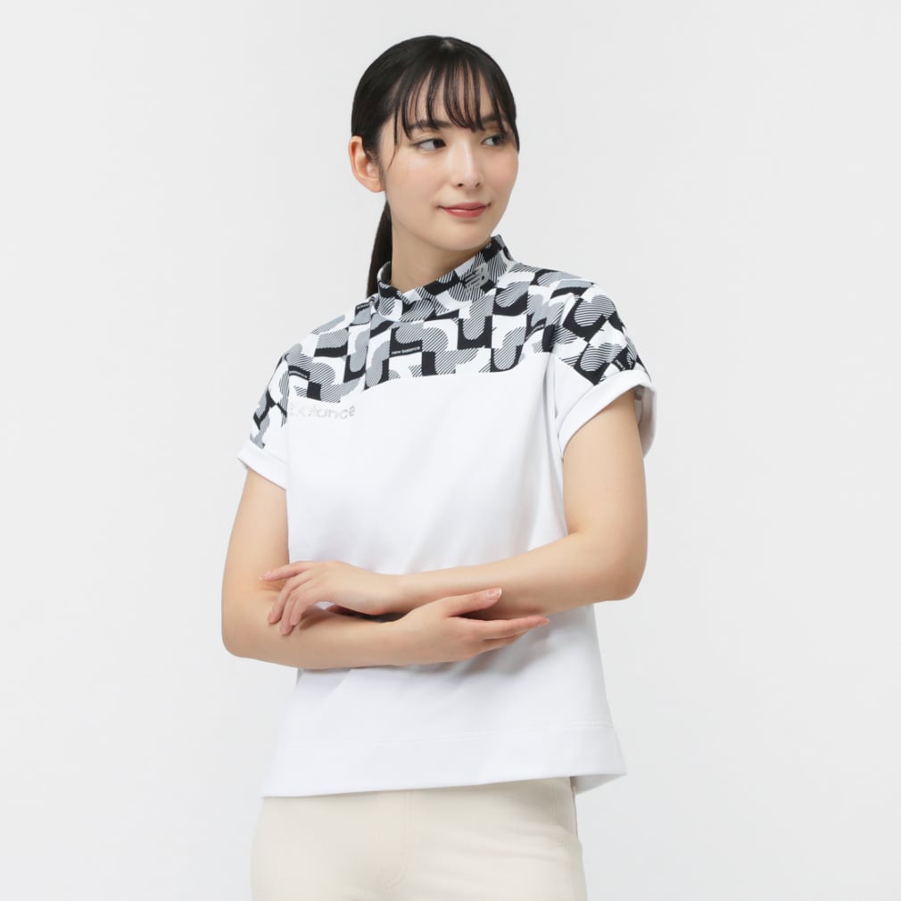 FRENCH SLEEVE MOCK NECK PO 0125266502(ホワイト-M)