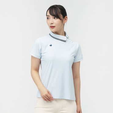 アシンメトリー襟半袖シャツ LG5FHS80L