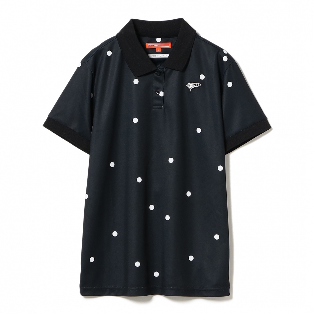 ビームスゴルフ レディース ゴルフウェア 半袖シャツ 秋 冬 ORANGE LABEL / ドットプリント クレリック ポロシャツ (8302010044) BEAMS GOLF