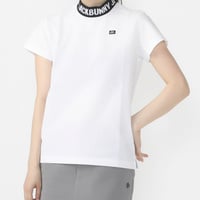 ホワイト モックネック Sサイズ0 レディース ゴルフウェア半袖ジャックバニー ジャックバニー!! 半袖モックネックカットソー 263-2167318