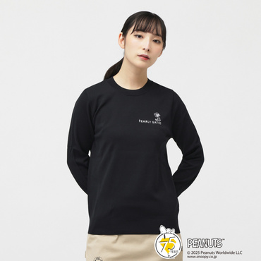SNOOPY 14G 部分JQクルーネック ニットプルオーバー 0555270032