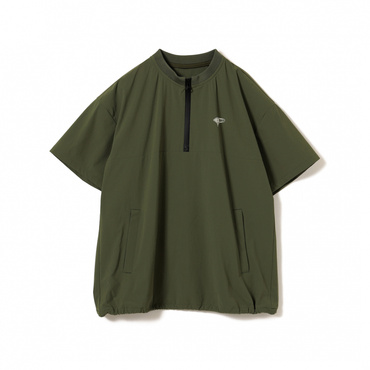 ORANGE LABEL / 撥水 ハーフジップ ノーカラー ピステ 83-06-0015-800