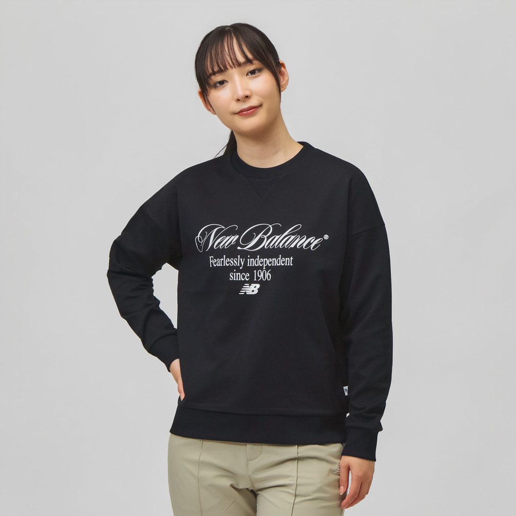 ニューバランス レディース ゴルフウェア 長袖トレーナー 秋 冬 SWEAT