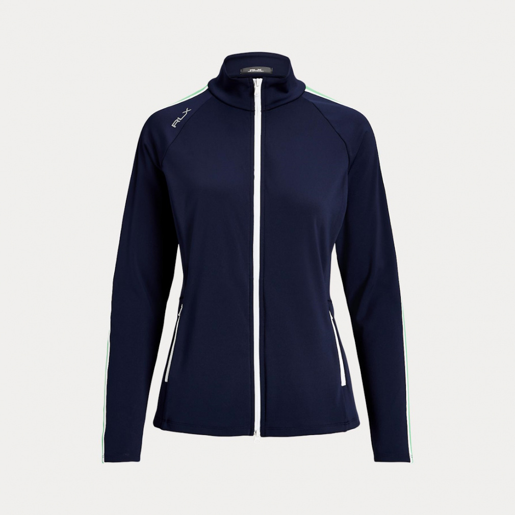 RLX レディースアウター【 XS ネイビー】 Ralph Lauren RLX Women's Cool Wool Hybrid Golf Jacket - Navy, XXS