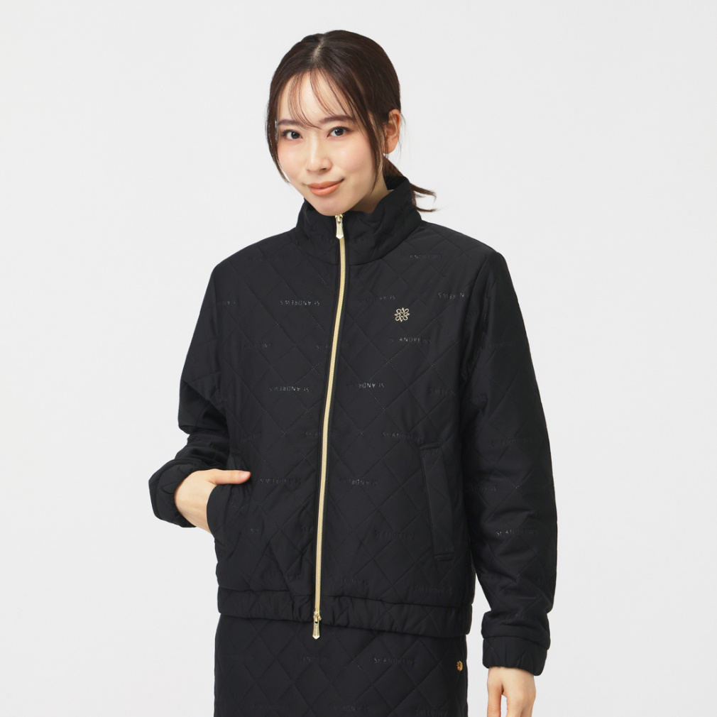 セントアンドリュース レディース ゴルフウェア 中綿ジャケット 秋 冬