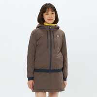 新品タグ付✨アンパスィ 希少 LL 中綿ワンピース 撥水 保温 ゴルフウェア 冬 アンパスィ レディース ゴルフウェア 中綿ジャケット 秋 冬 エ