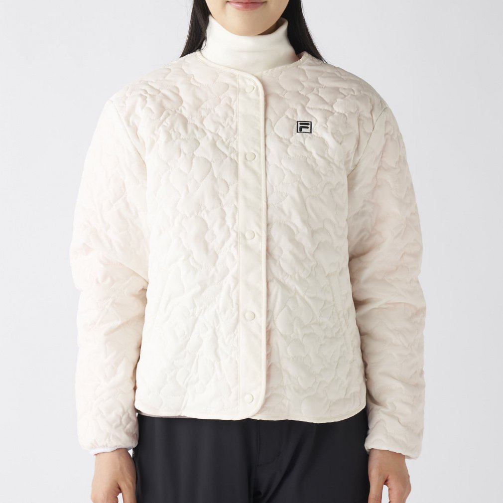 フィラ レディース ゴルフウェア アウターウェア 秋 冬 フラワーカモキルトジャケット (795210) FILA