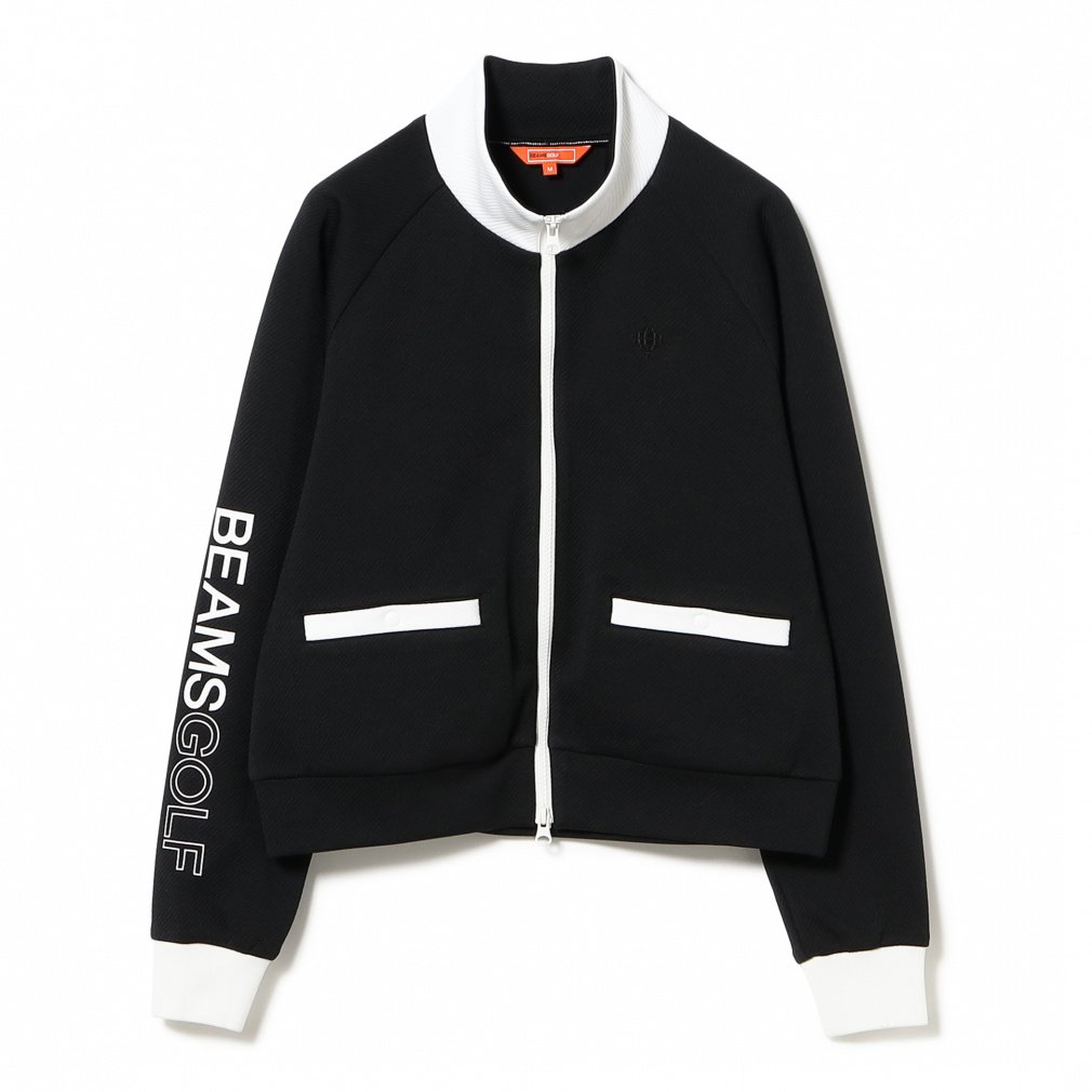 ビームスゴルフ レディース ゴルフウェア アウターウェア 秋 冬 ORANGE LABEL / ダンボール ストレッチ トラックジャケット (8318003380) BEAMS GOLF
