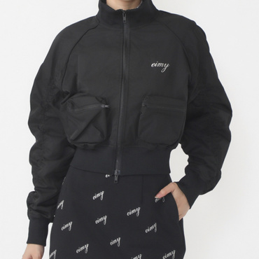 グリッターロゴブルゾン 1624402008