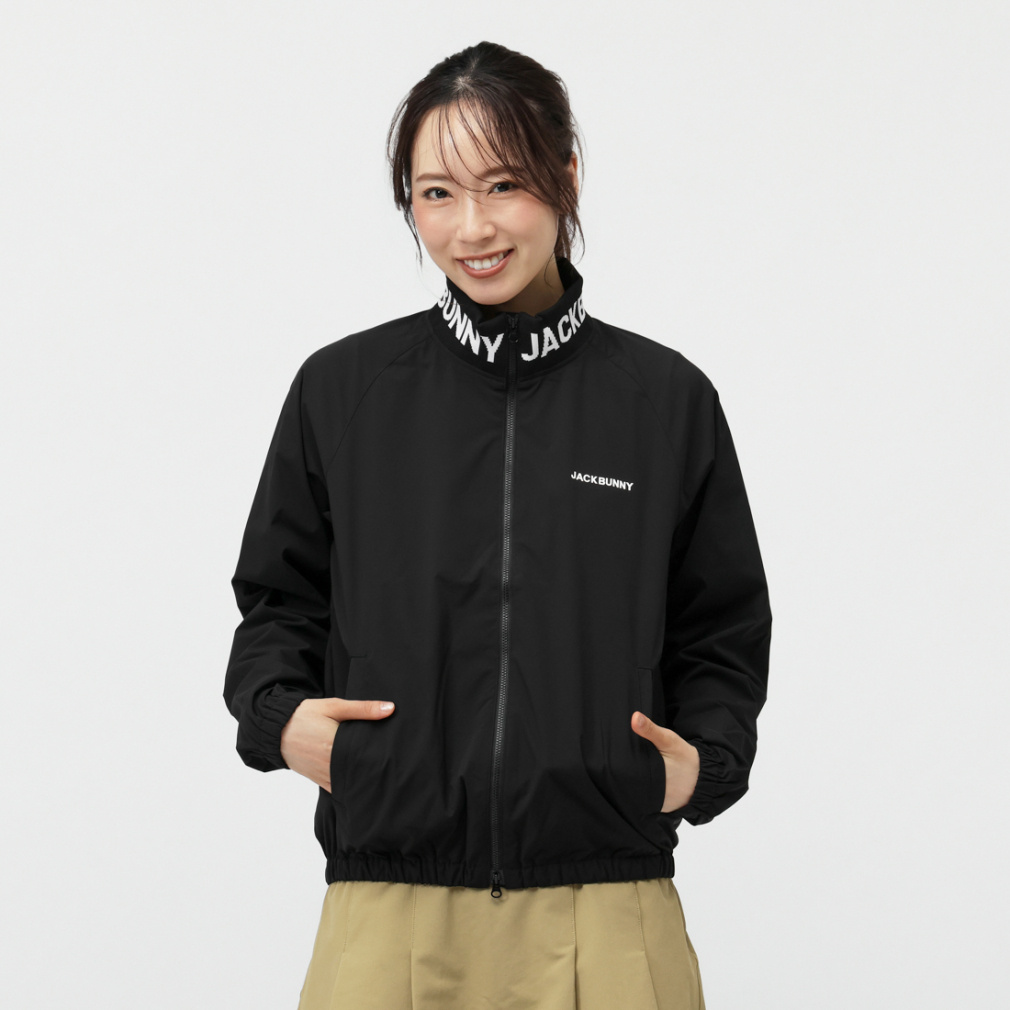 ジャック バニー レディース ゴルフウェア 長袖ウインドブレーカー 秋