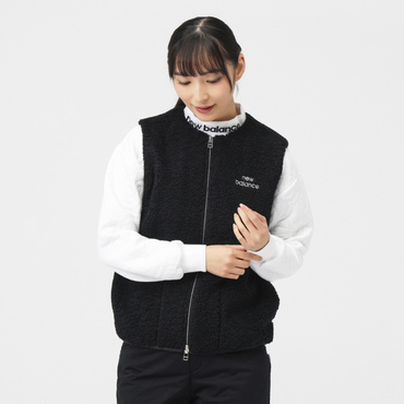 FULL ZIP BOA VEST 0125258501(ブラック-M)