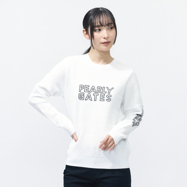 パーリーゲイツ レディース ゴルフウェア 長袖セーター 秋 冬 カシミヤ