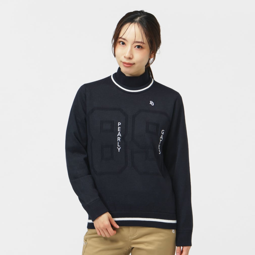 PEARLY GATES｜天竺×ストレッチ裏地&地柄ツインニット | Rakuten