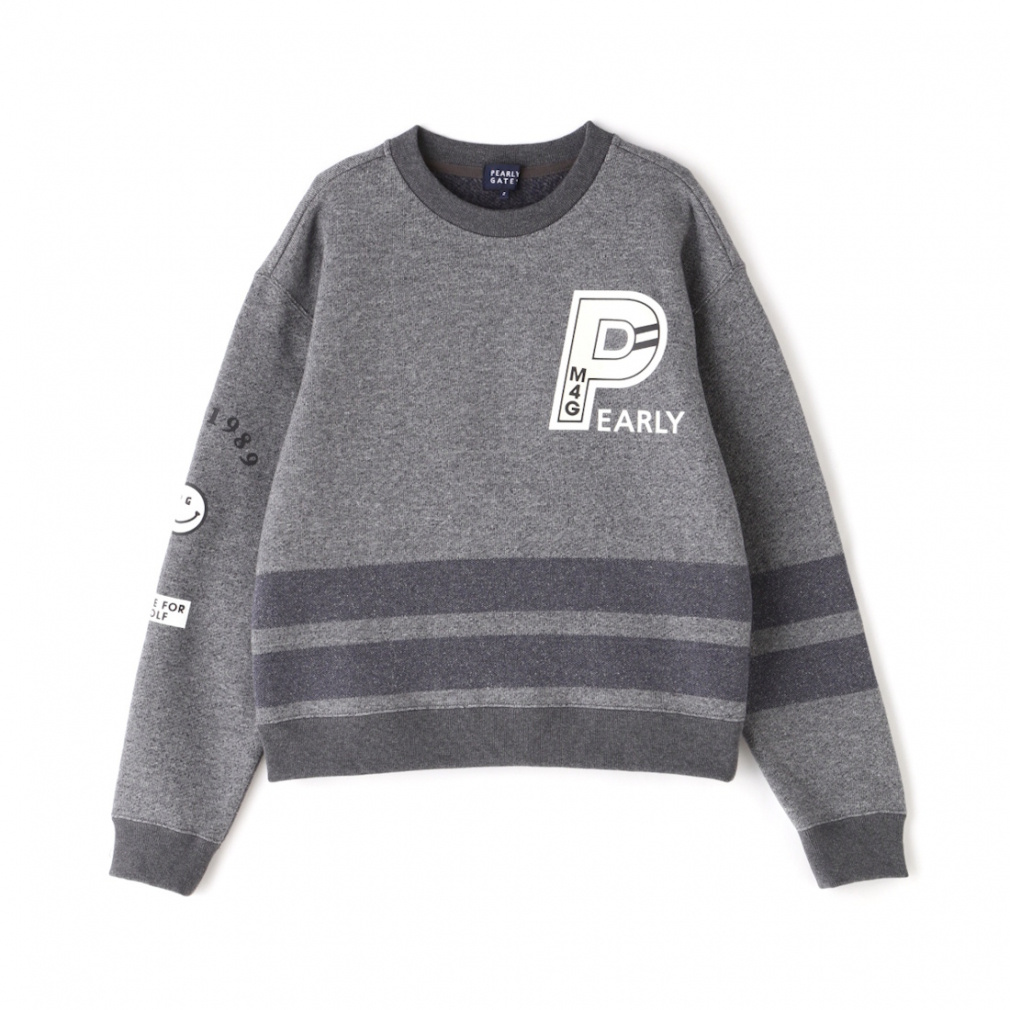 パーリーゲイツ レディース ゴルフウェア 長袖セーター 秋 冬 タンデム