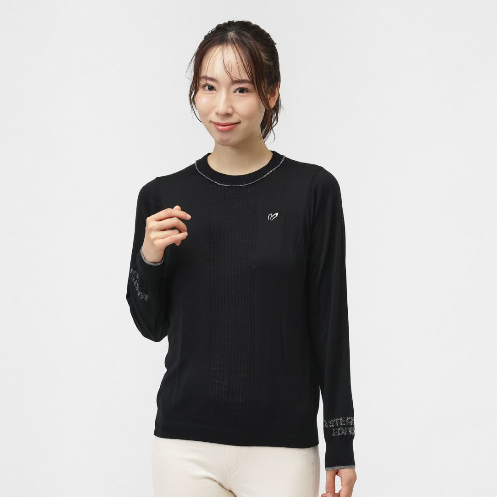 アルパカ素材　美品　マスターバニー　ニット　L〜XL相当　黒　セーター　　5 TIME WILL TELL WORKS セーター ニット RANDOM PANEL ALPACA HAND KNIT