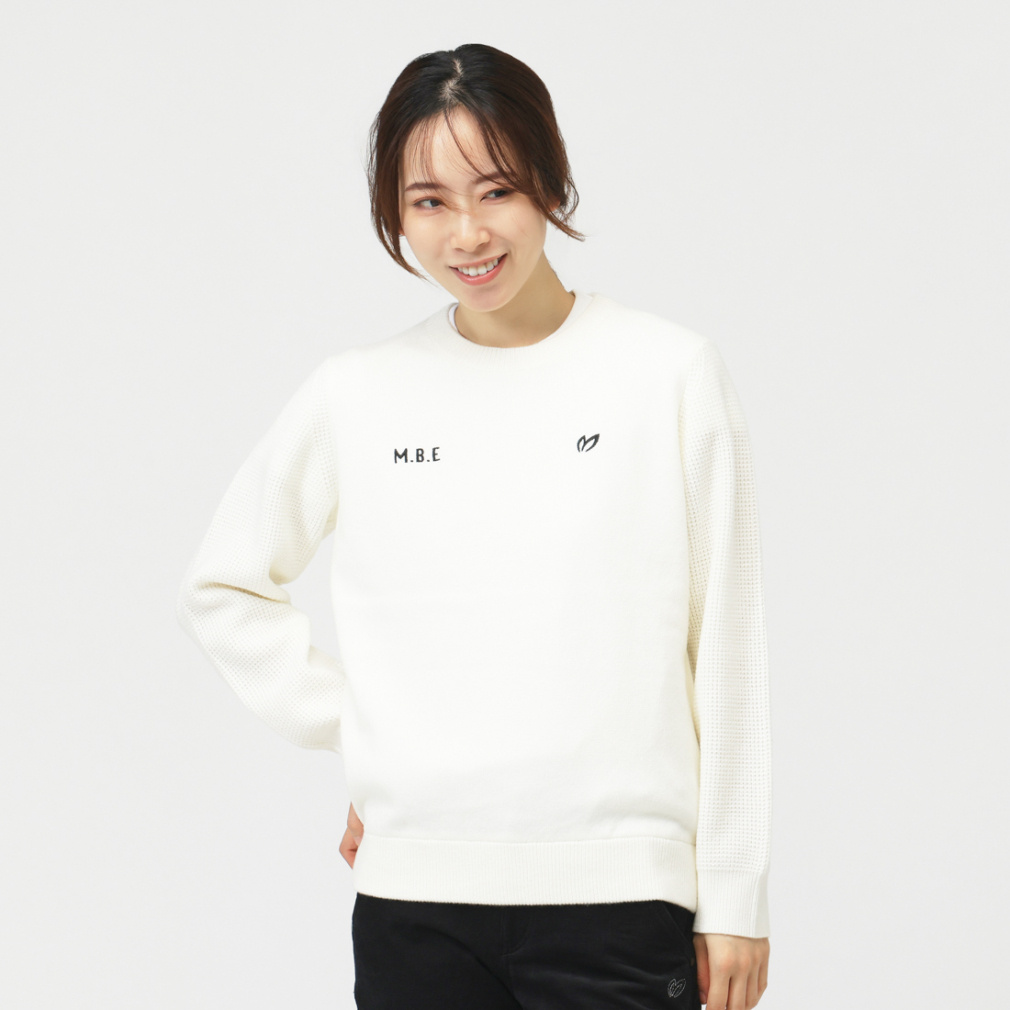 マスターバニーエディション レディース ゴルフウェア 長袖セーター 秋