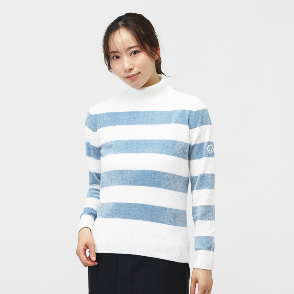 デサント ゴルフ レディース ゴルフウェア 長袖セーター 秋 冬