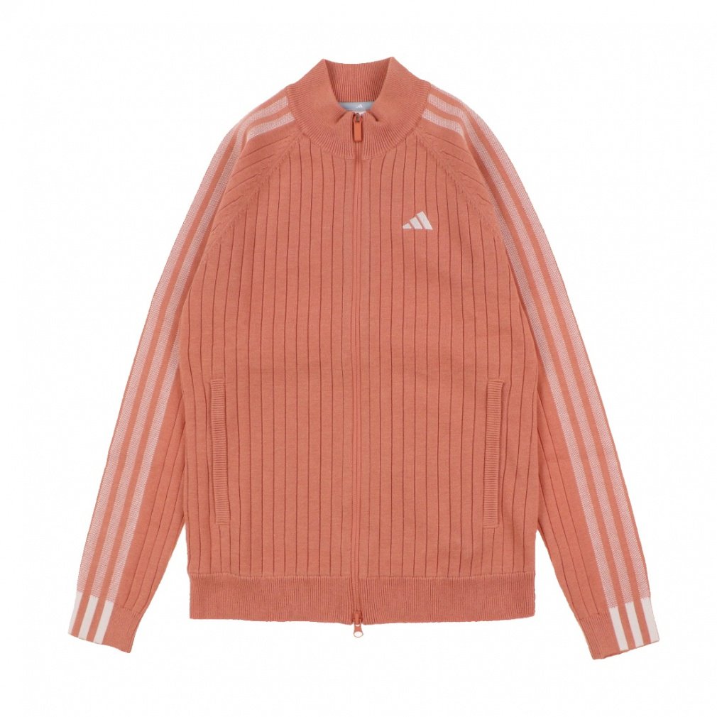アディダス レディース ゴルフウェア セーター 秋 冬 スリーストライプス 防風 長袖 ライニングセーター (HY0856) adidas