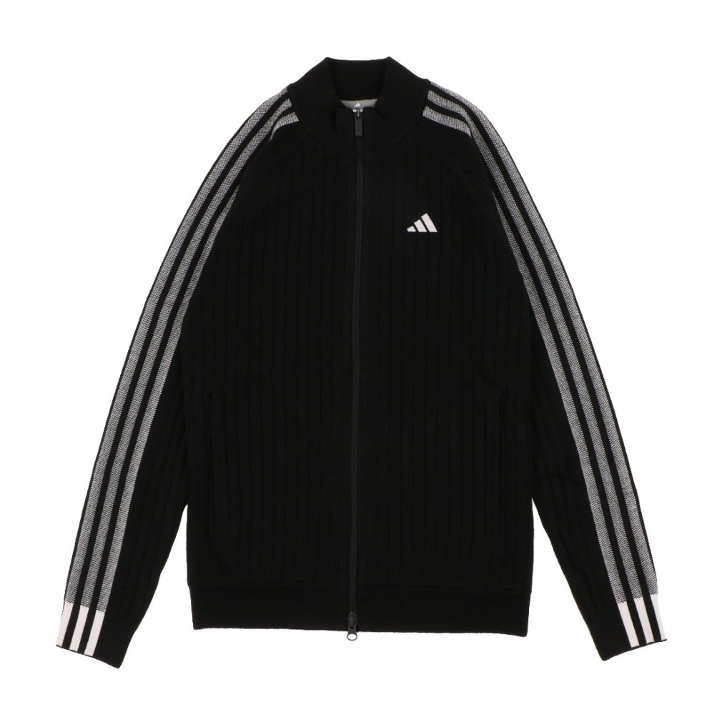 アディダス レディース ゴルフウェア セーター 秋 冬 スリーストライプス 防風 長袖 ライニングセーター (HY0856) adidas