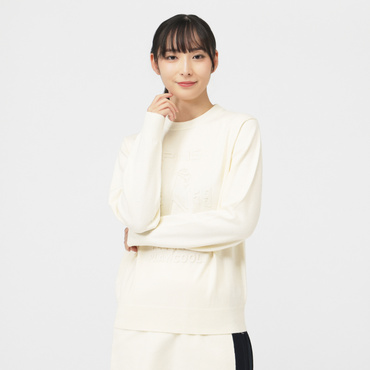 ウールライククルーネックニット 6225270001