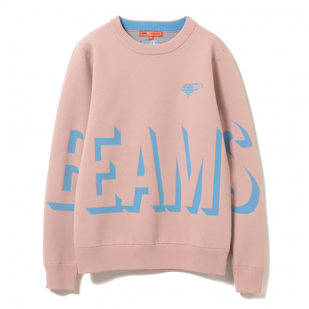 ビームスゴルフ レディース ゴルフウェア 長袖ワンピース 秋 冬 BIG LOGO ニット (8315001664) BEAMS GOLF