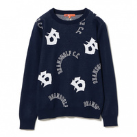 pg♡ロゴ柄クールネックプルオーバー0 ORANGE LABEL / ロゴ総柄 プルオーバーニット 8315011228｜Alpen Online