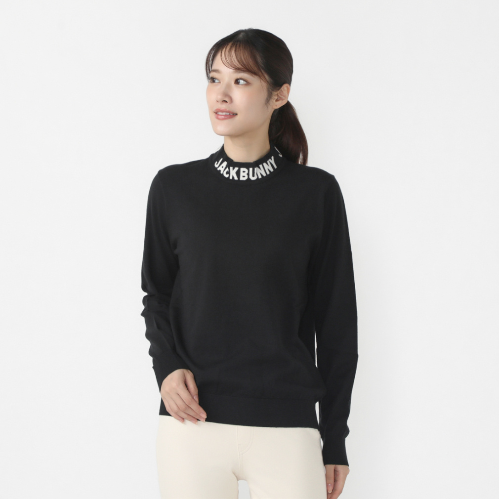 ジャック バニー レディース ゴルフウェア 長袖セーター 秋 冬