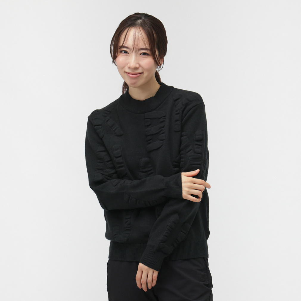 ジャック バニー レディース ゴルフウェア 長袖セーター 秋 冬 HOT