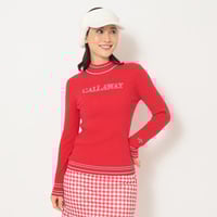 キャロウェイ レディース ゴルフウェア 長袖セーター 秋 冬 ハイネック