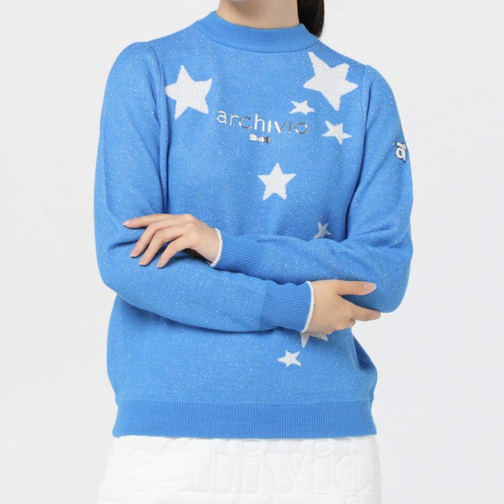 アルチビオ レディース ゴルフウェア 長袖セーター 秋 冬 長袖ニット