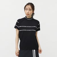 リサイクルポリエステル1/60モックネックニット(半袖) 2635174330