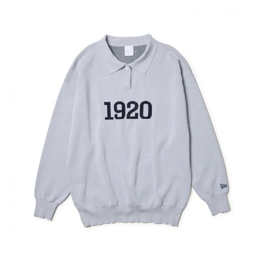 GFW LS KNIT POLO SHIRT LGRY 14669805