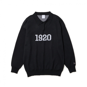 GFW LS KNIT POLO SHIRT BLK 14669806