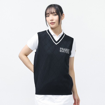 PGisPG ロゴJQニットベスト 0556173201