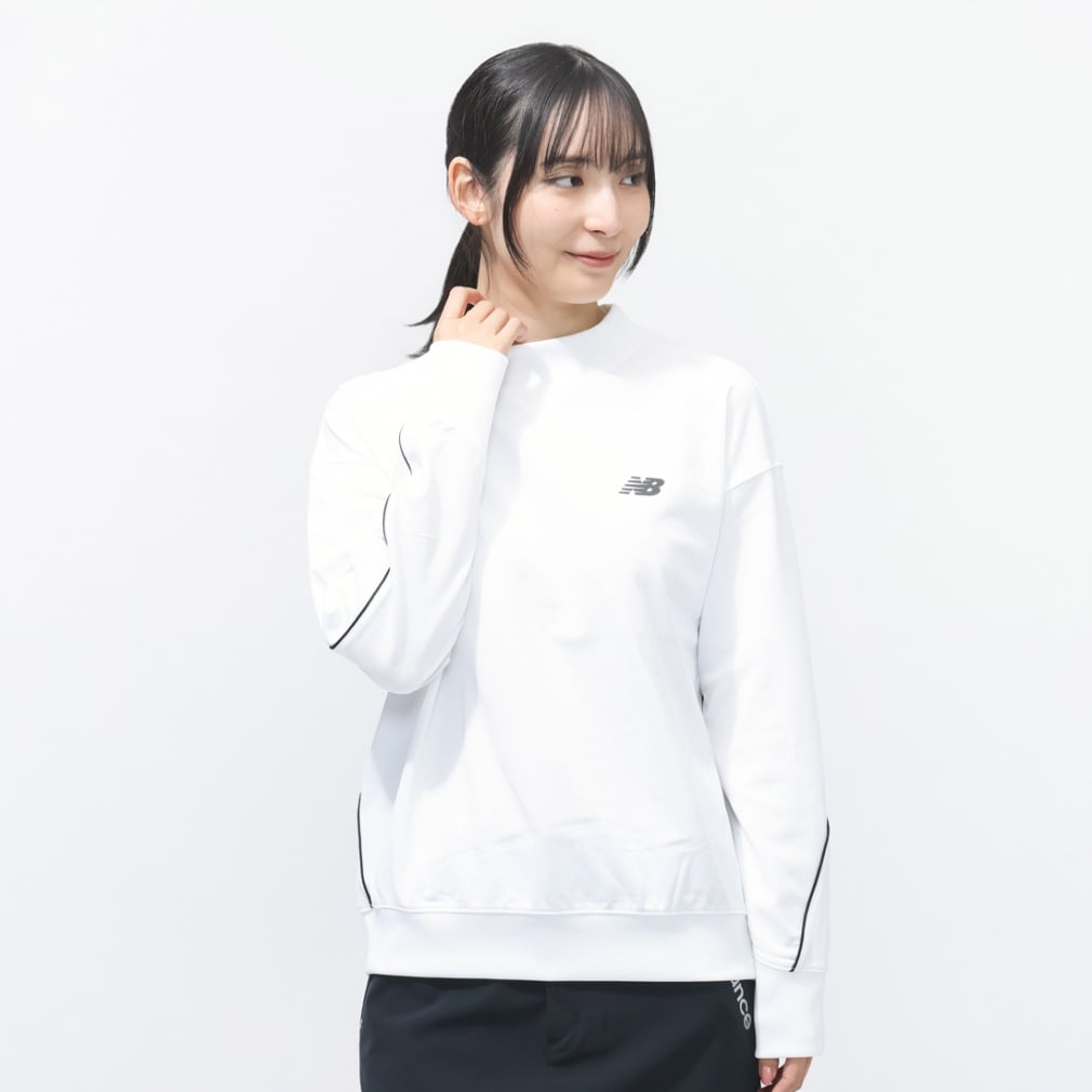 SWEAT MOCK NECK PULLOVER 0126162502(ホワイト-M)