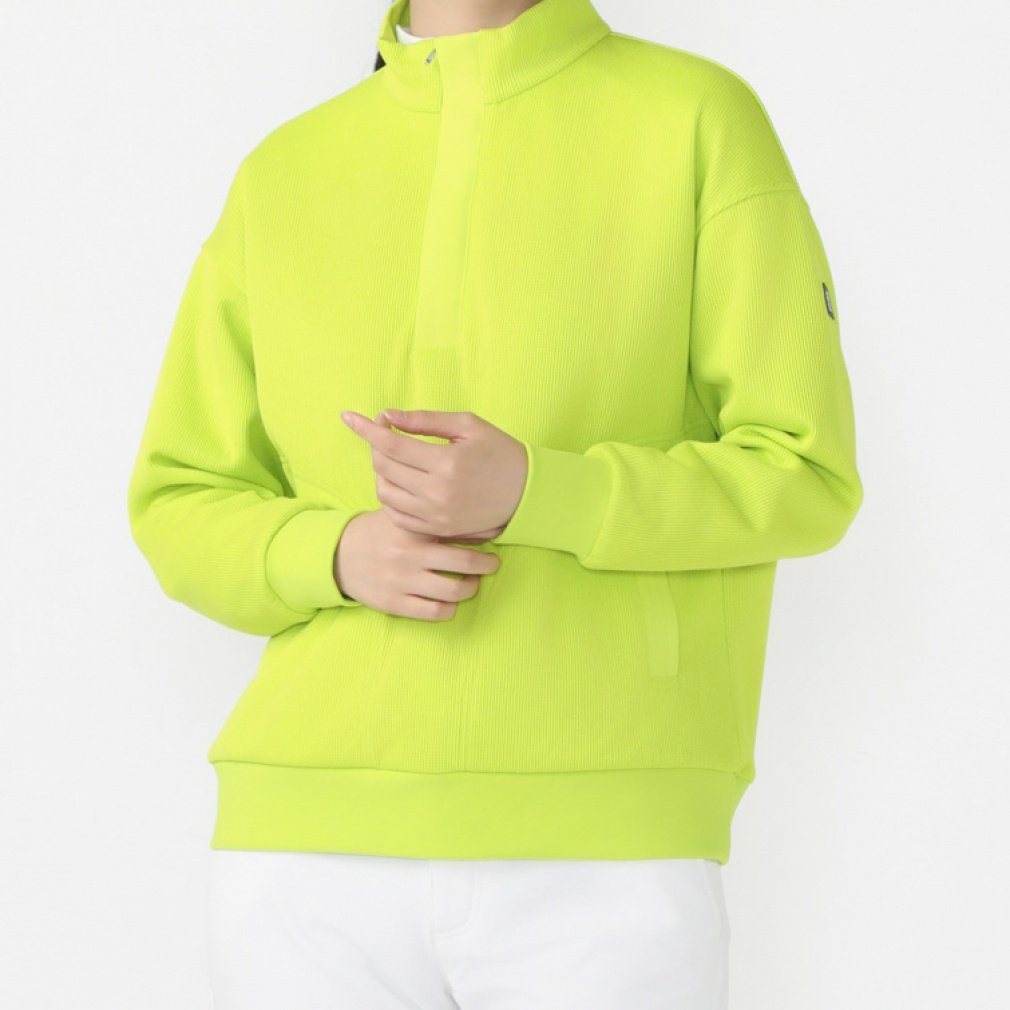 ティゴラ レディース ゴルフウェア 長袖トレーナー 秋 冬 T.長袖ハーフジップネック 吸水速乾 ストレッチ UVカット 防風 ハーフジップ トレーナー (TR-1L2624Z) TIGORA