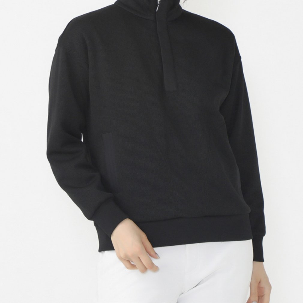 ティゴラ レディース ゴルフウェア 長袖トレーナー 秋 冬 T.長袖ハーフジップネック 吸水速乾 ストレッチ UVカット 防風 ハーフジップ トレーナー (TR-1L2624Z) TIGORA