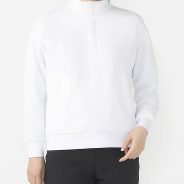 T.長袖ハーフジップネック 吸水速乾 ストレッチ UVカット 防風 ハーフジップ トレーナー TR-1L2624Z