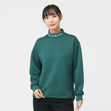 TEXTURED MOCK NECK PULLOVER 0125262505(カーキ-M)