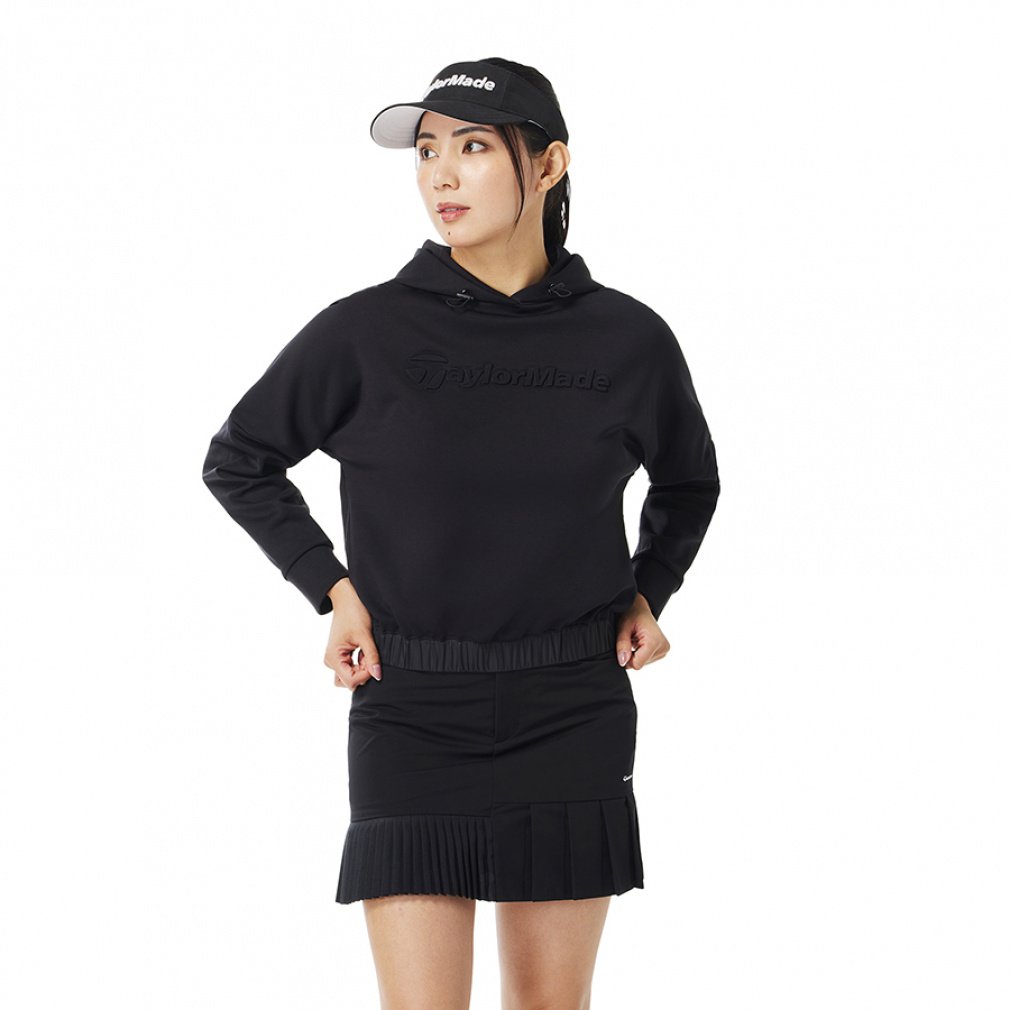 テーラーメイド レディース ゴルフウェア 長袖トレーナー 秋 冬 W クロップドフーディ (TL513) TaylorMade