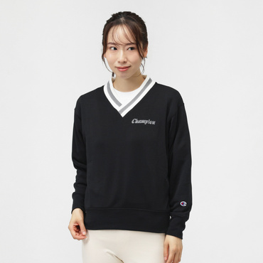 Vネックスウエットシャツ ストレッチ・軽量・吸汗速乾 CW-CG002