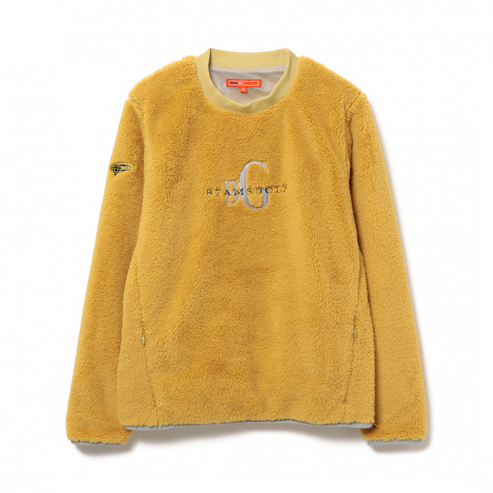 ビームスゴルフ レディース ゴルフウェア 長袖トレーナー 秋 冬 ORANGE LABEL / 裏付き ボアフリース プルオーバー (8313009633) BEAMS GOLF