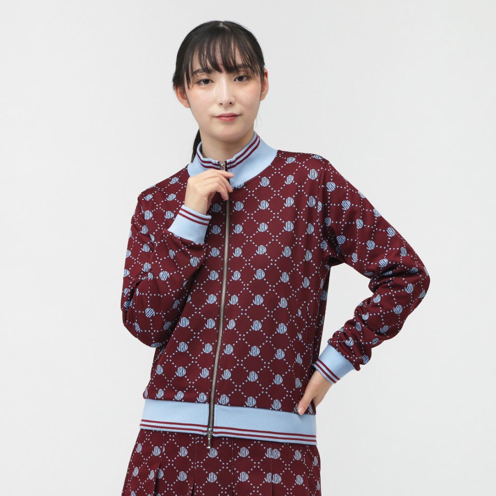 ジャック バニー レディース ゴルフウェア 長袖トレーナー 秋 冬 ロゴ