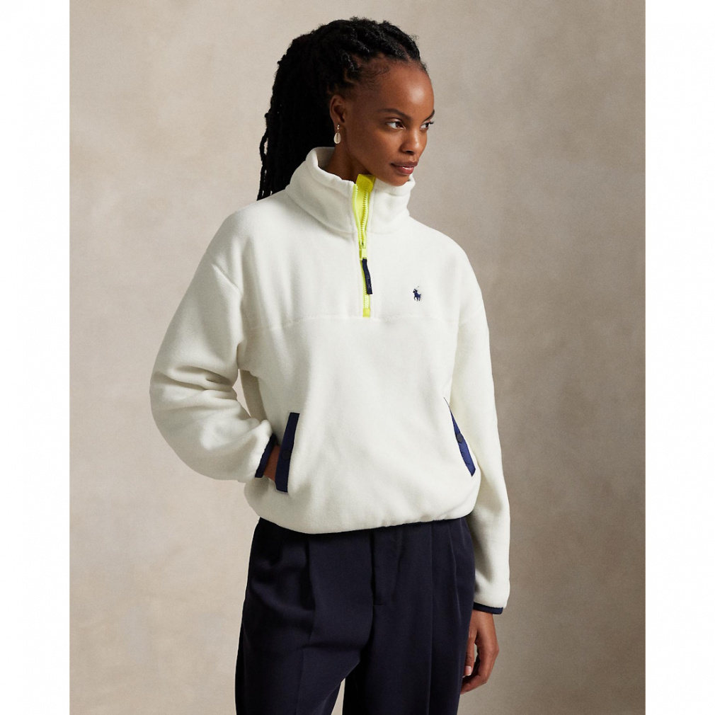 ラルフローレン レディース ゴルフウェア 長袖トレーナー 秋 冬 フリース ハーフジップ プルオーバー (FW25-2660) RALPH LAUREN