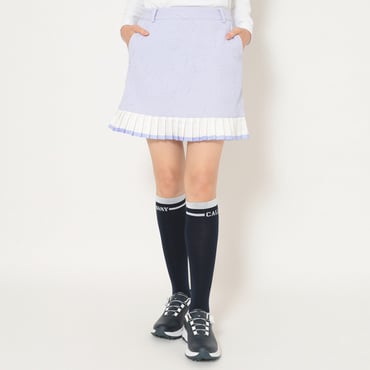 フラワージャカード裾プリーツスカート C25228204